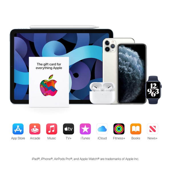 200$ Apple Gift Card - App Store, iTunes, iPhone, iPad, Air Pods, MacBook, accessories and more - image 6