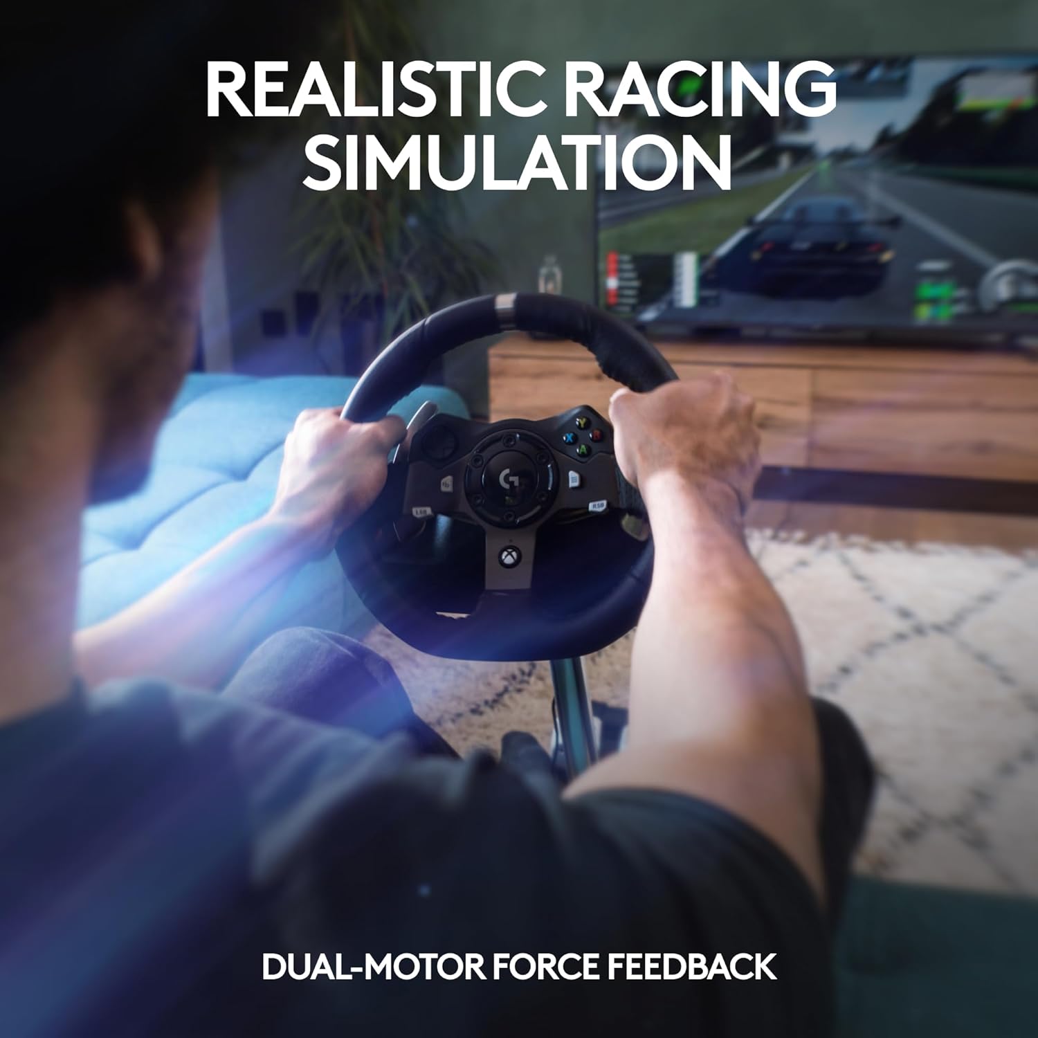 Logitech G920 Driving Force Racing Wheel and Pedals for Xbox & PC