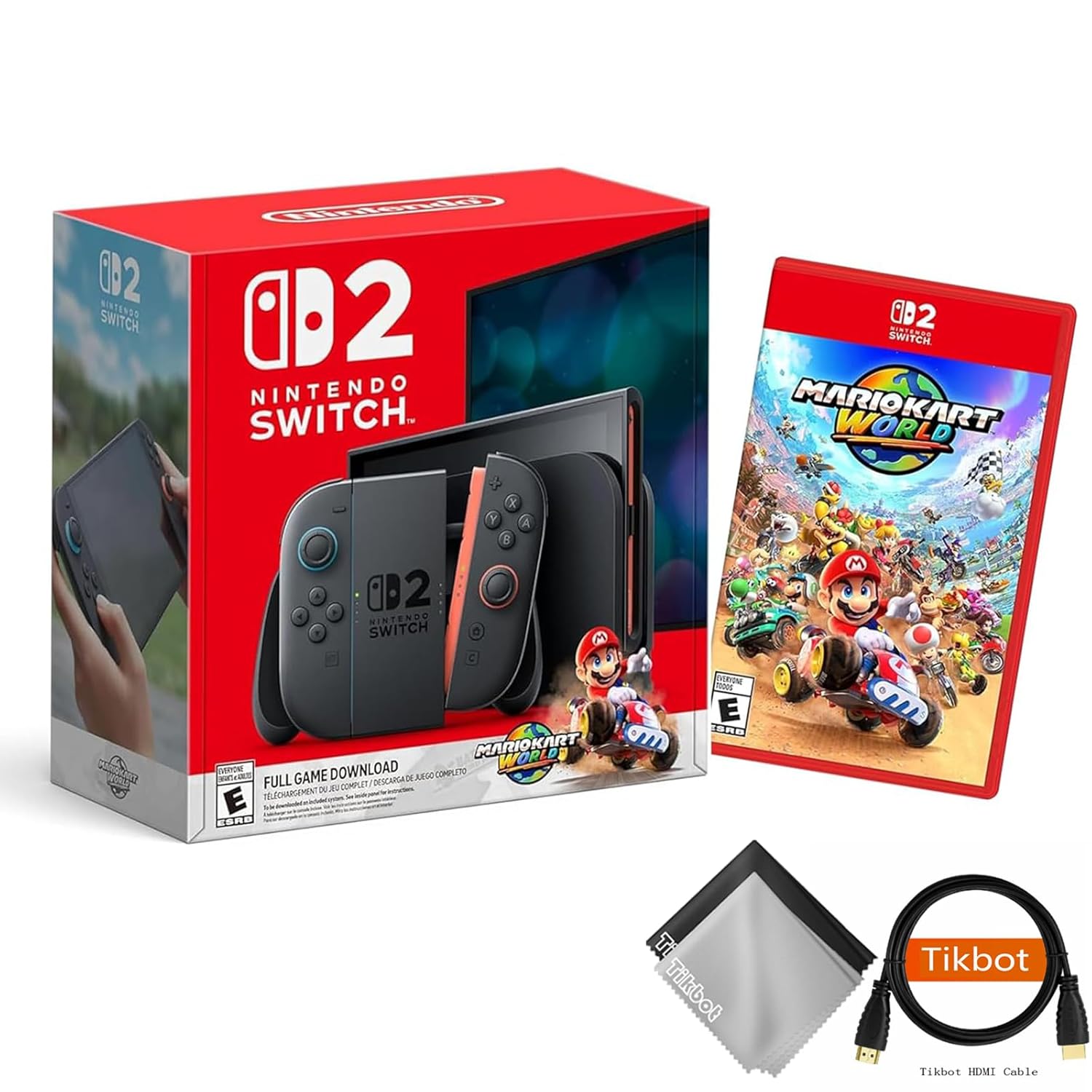 Nintendo Switch 2 with Mario Kart World — Next-Gen Nintendo Console Bundle