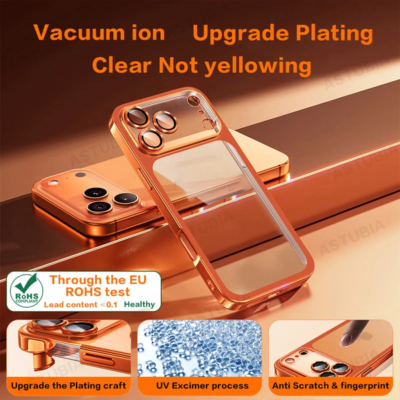 Shockproof Luxury Plating iPhone Case