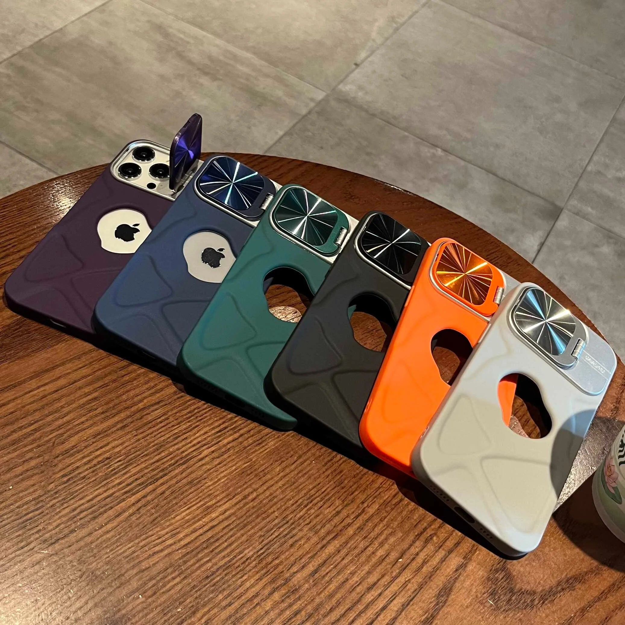 Magsafe Silicone Lens Flip IPhone Case
