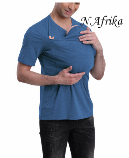 "Nyota wa Afrika”Kangaroo Daddy Mom Multifunctional clothes Soothing shirt T-shirt vest