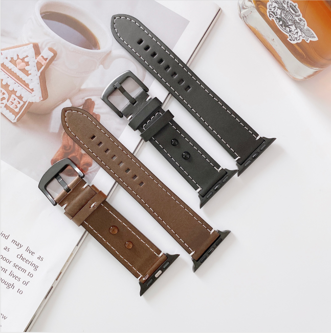 Bracelet Leather Band For Apple Watch Series 10 9 8 7 6 5 Strap For iWatch Ultra2 49mm 42mm 46mm 44mm 40mm 41mm 45mm Wristband