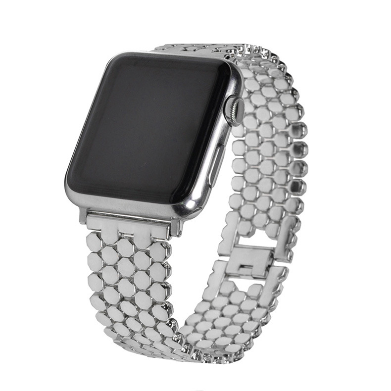 Metal Strap For Apple Watch 49mm 45mm 44mm 40mm 42mm 38mm Honeycomb Stainless Steel Bracelet For iWatch Series 8 Ultra 7 6 5 4 3