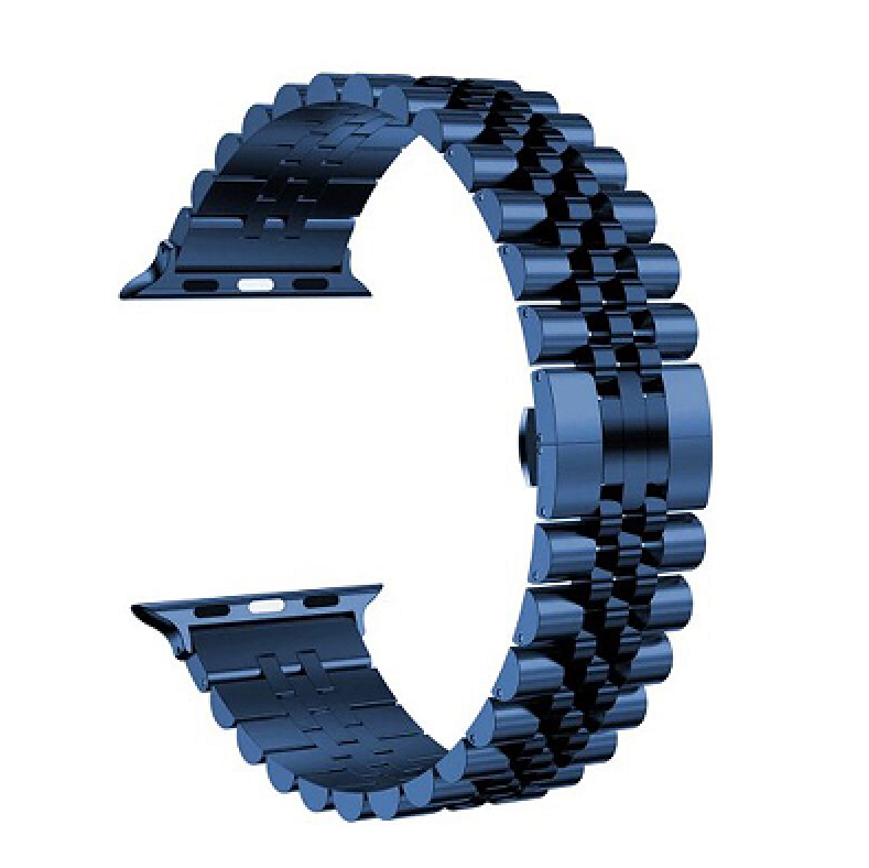 Five Beads Stainless Steel Strap For Apple Watch Series 10 9 8 7 6 5 SE For iwatch Ultra 49mm 45mm 41mm 44mm 42mm 46mm 40mm Band