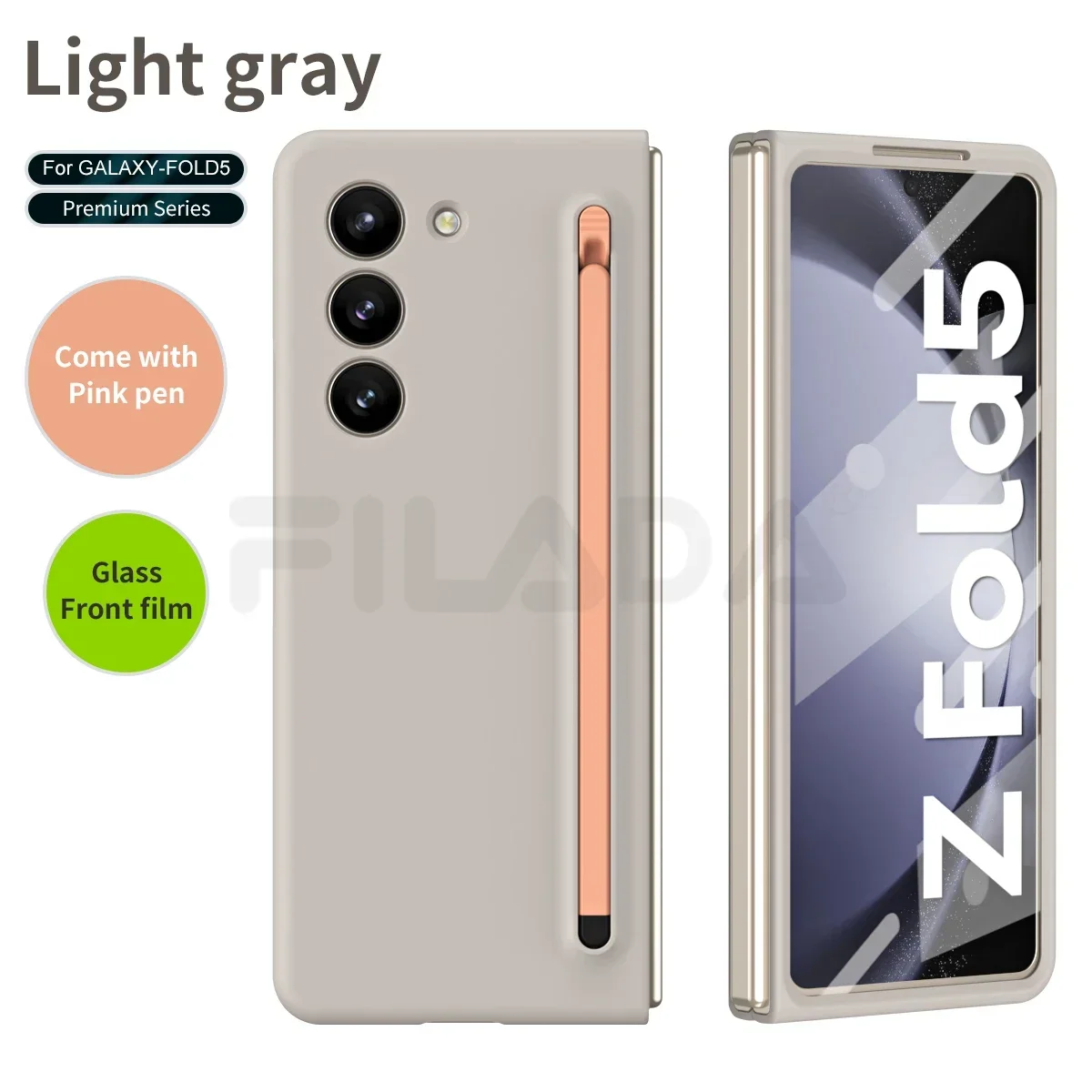 With S Pen Holder For Samsung Galaxy Z Fold 7 6 5 4 3 5G Fold4 Fold5 Case Liquid Silicon Hard PC 360 Full Screen Protector Cover