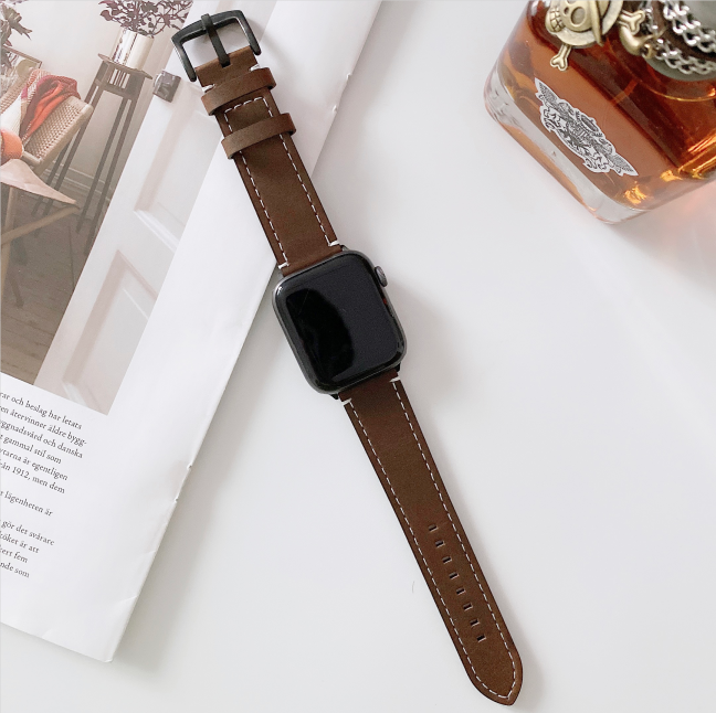 Bracelet Leather Band For Apple Watch Series 10 9 8 7 6 5 Strap For iWatch Ultra2 49mm 42mm 46mm 44mm 40mm 41mm 45mm Wristband