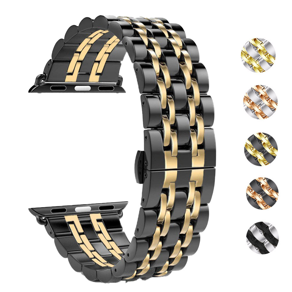 Metal strap For Apple watch Ultra2 49mm replacement stainless steel wristband For iwatch 10 9 8 7 6 5 4 45mm 41mm 44mm 42mm 46mm