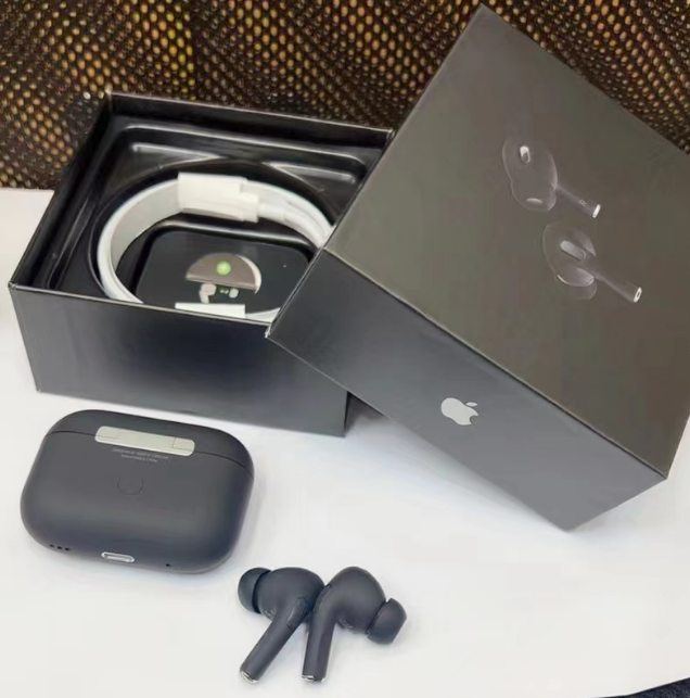 1:1 Original New Apple AirPods Pro 2 with Charging Case Wireless Bluetooth Earphone Active Noise Cancellation Music Game