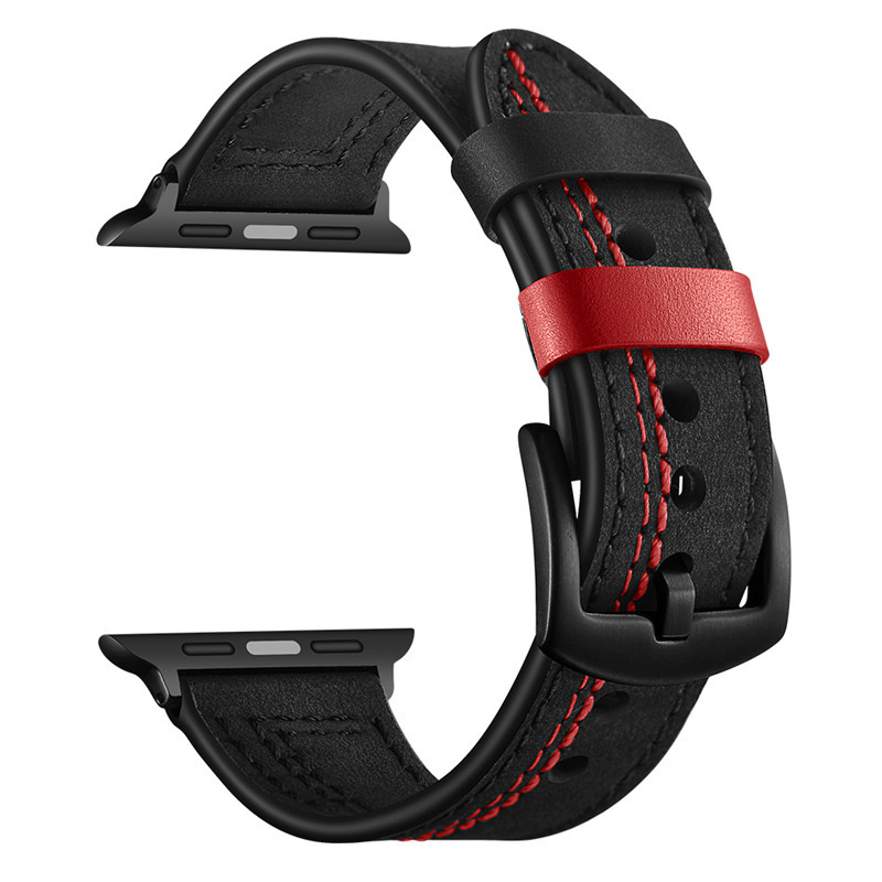 Leather Loop Band For iWatch 49mm 45mm 41mm 40mm 44mm 42mm 38mm Sports band For Apple Watch Series 10 9 8 7 6 5 SE