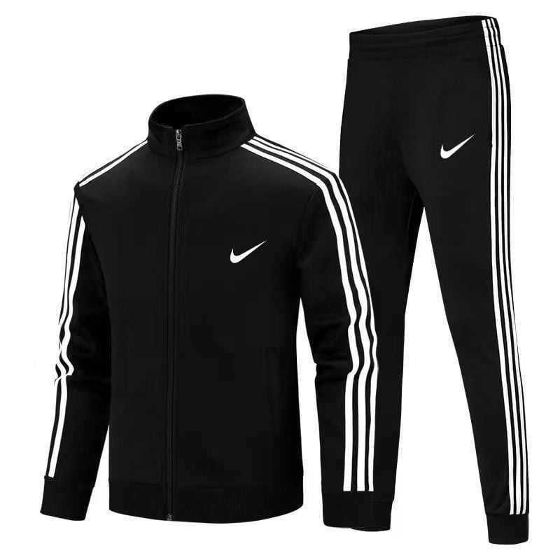 Nike casual men's and women's sets - Spring sports clothing - Long-sleeved cardigan jackets - Two pieces of trendy sports wear