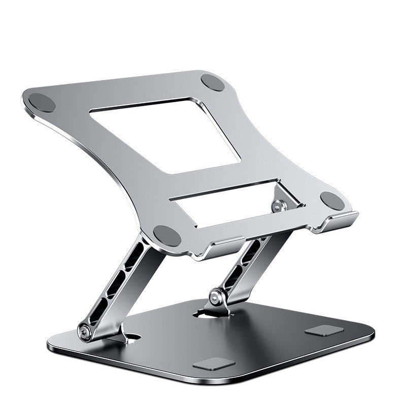 10-17 Inch Foldable Laptop Tablet Stand Aluminum Alloy Adjustable Desktop PC Notebook Lifting Heightening Cooling Bracket Holder