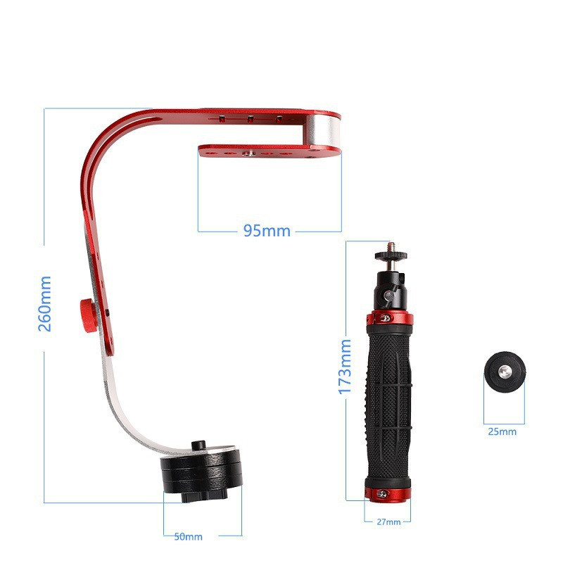Aluminum Handheld Digital Camera Stabilizer Gimbal Smartphone Dslr 5dii Motion Camera Steadycam For Gopro Dji Phone Stabilizer