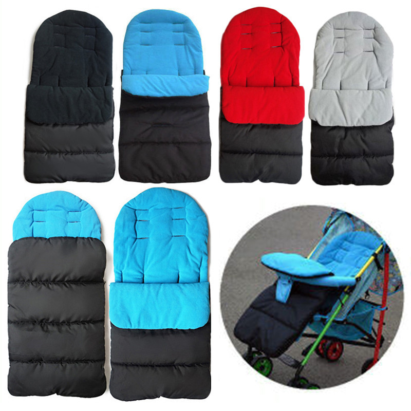Baby Stroller Seat Cushion Blanket Infant Windproof Swaddle Wrap Trolley Soft Mattress Sleep Sack Footmuff   Warm Sleeping Bag