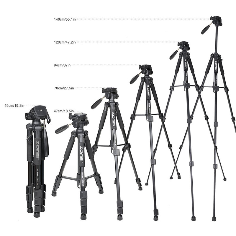 Lightweight Smartphone Camera Tripod Aluminum Stand Bracket for Travel Tripode Stativ for Digital Camera DSLR Canon Nikon Sony
