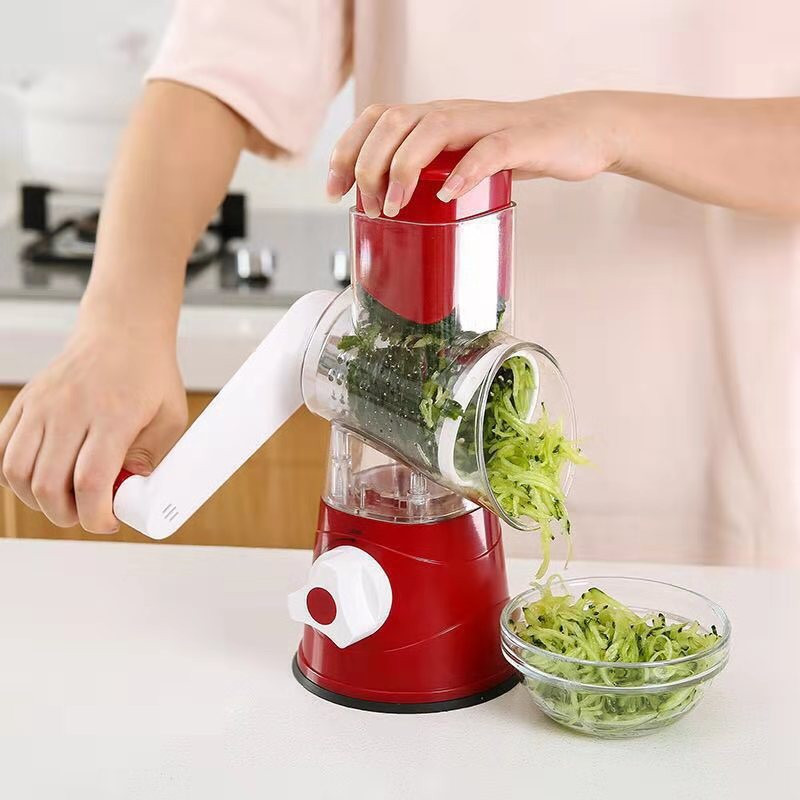Manual Vegetable Cutter Slicer Kitchen Roller Gadgets Tool Fruit Vegetable Chopper Round Slicer Graters Potato Carrot Shredder