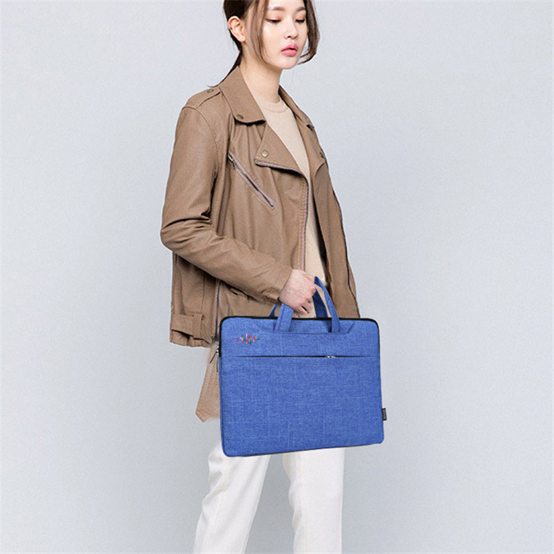 Laptop Bag 13 14 15.6 Inch Notebook Computer Case For Macbook Air Pro Shoulder Bags Men Women Waterproof Briefcase Handbag