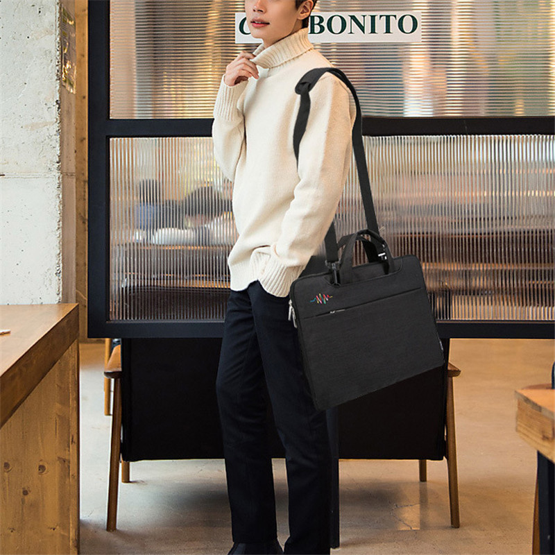 Laptop Bag 13 14 15.6 Inch Notebook Computer Case For Macbook Air Pro Shoulder Bags Men Women Waterproof Briefcase Handbag