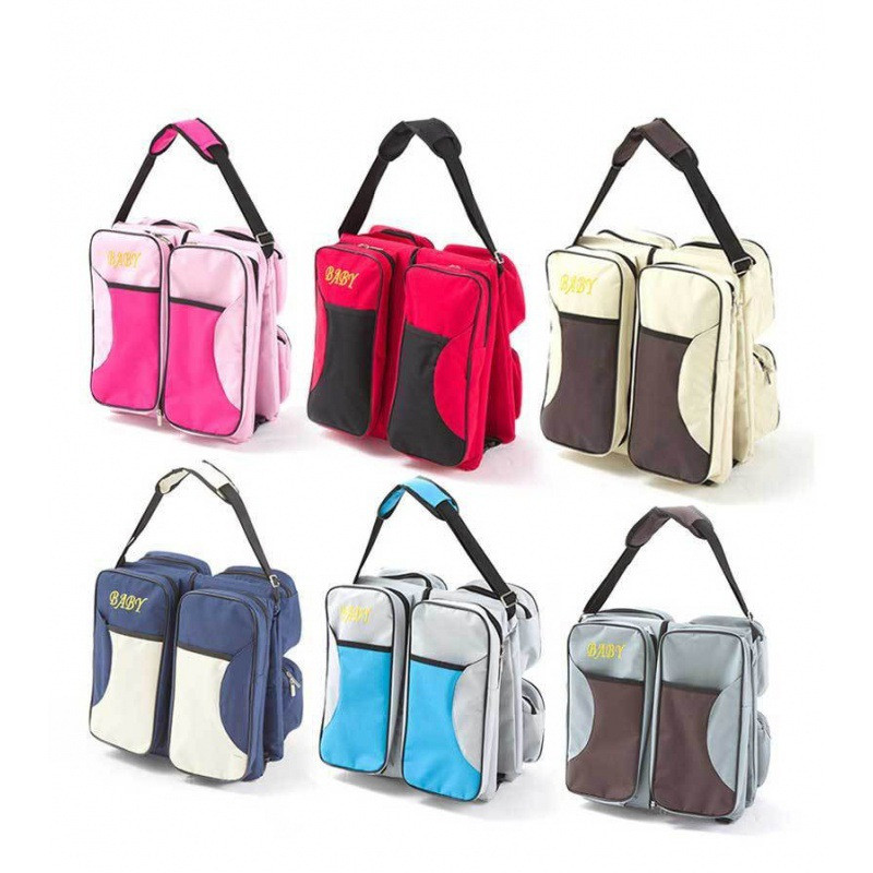 Multifunction Foldable Baby Infant Crib Portable Cot Bed Maternity Bag Nappy Diaper Bag For Travel Mother Bag Baby Sleeping Bed