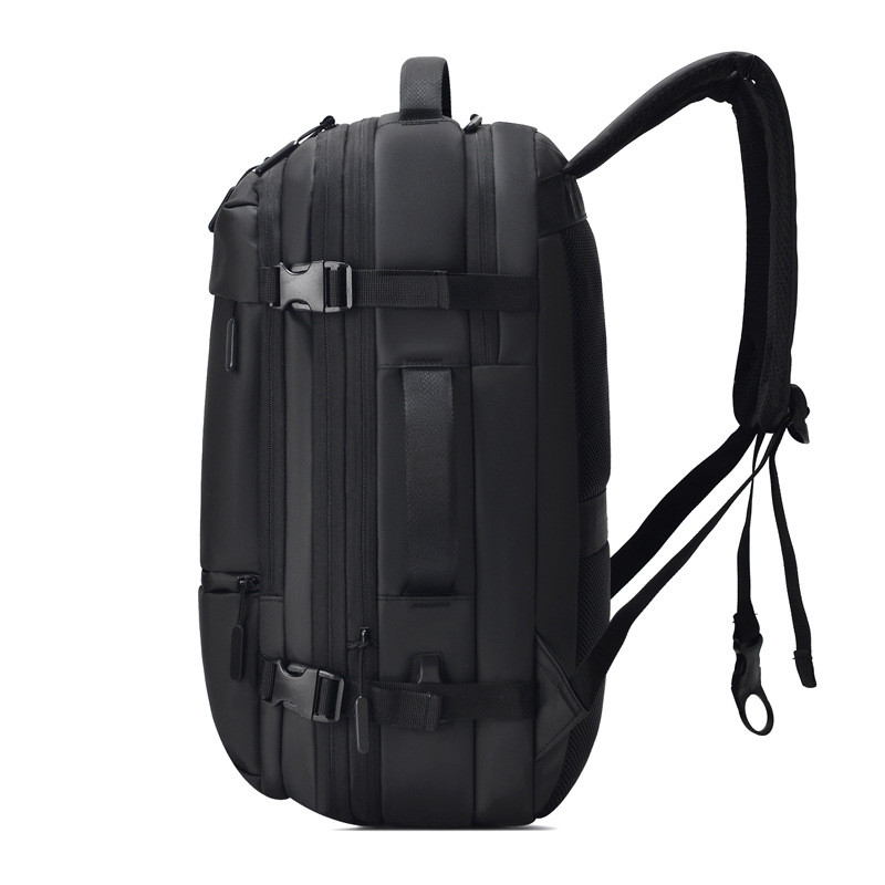 Large Capacity Extensible Business Travel Backpack Shoulder Bag Men's USB Charging 17 inch Computer Laptop Backpack Schoolbag