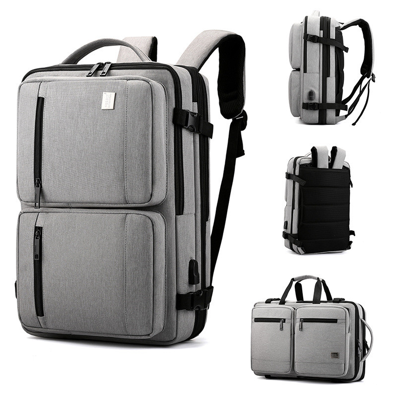 Fashion Business Men's Backpack Large Capacity Expandable Backpack Waterproof Laptop Bag Men's Outdoor Travel Backpacks