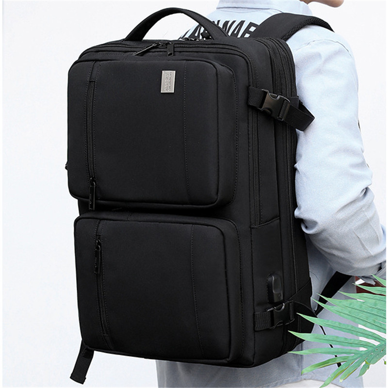 Fashion Business Men's Backpack Large Capacity Expandable Backpack Waterproof Laptop Bag Men's Outdoor Travel Backpacks
