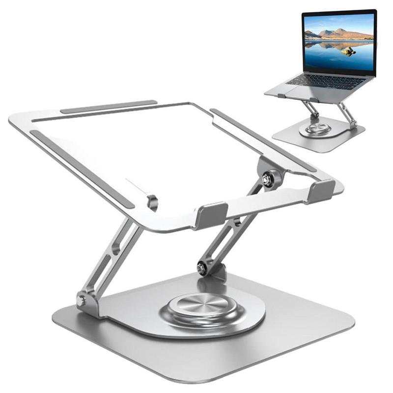 Foldable Laptop Stand Aluminum Alloy Lifting Cooling Bracket 360°Rotatable Notebook Holder Portable Tablet Support Base