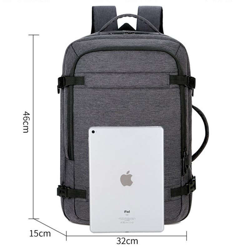 15.6 inch Business Laptop Backpack Men USB Charging Travel Backpack Male Oxford Waterproof Backpacks School Shoulder Bags