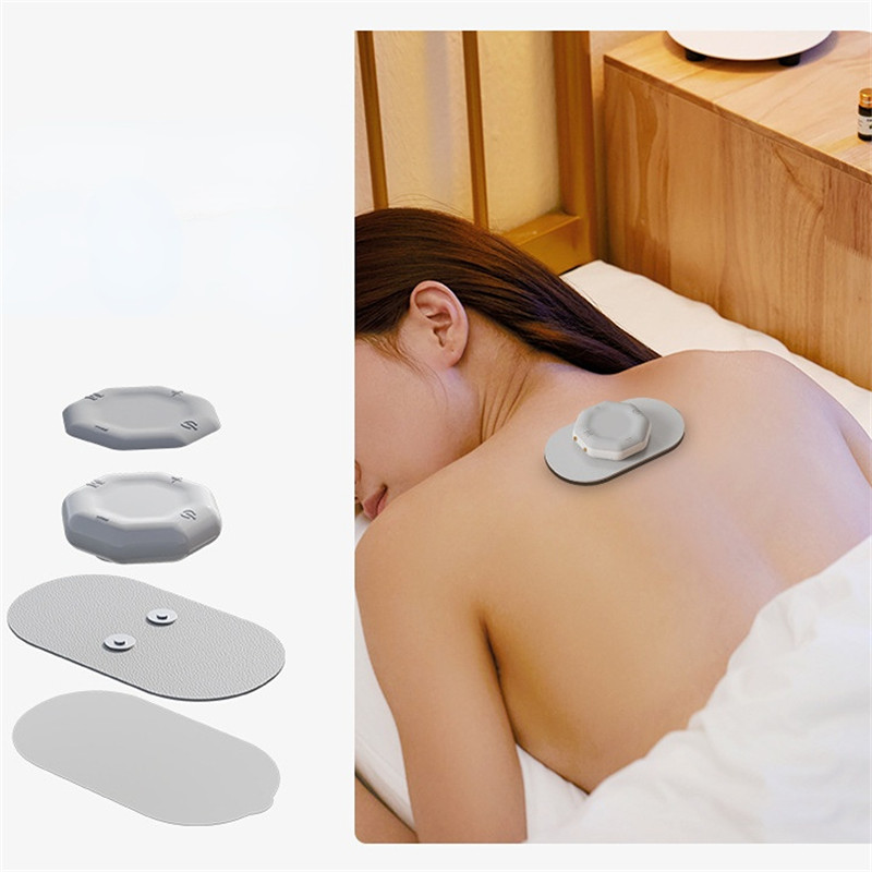 Portable Mini Electric Neck Back Cervical Massager Relieve Stress Massager Pulse Pain Relief Massage Sticker Patch Machine