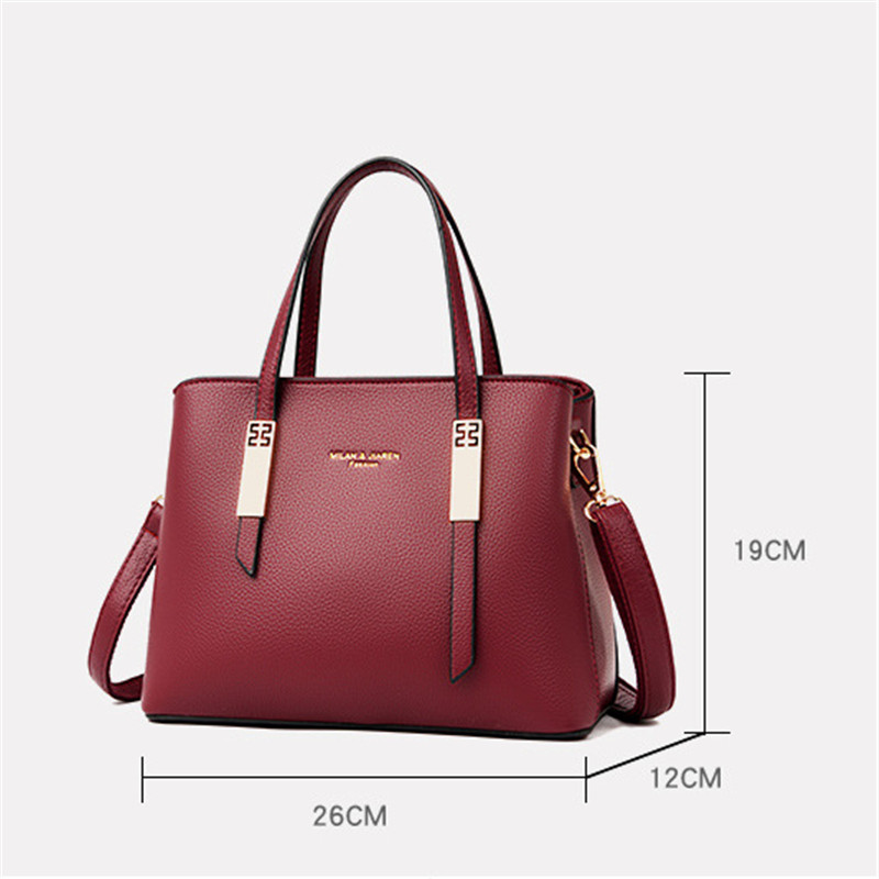 Fashion PU Leather Bag Ladies Purse and Handbag Luxury Women Tote Bag Designer Brand Shoulder Crossbody Bags For Women