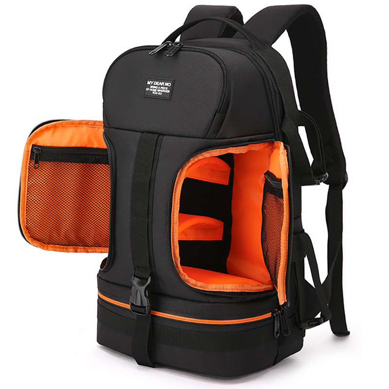 Waterproof Camera Backpack Shockproof Tripod Case  Photo Bag with Reflective Stripe Fit 15.6 In Laptop Bag for Nikon Sony DSLR