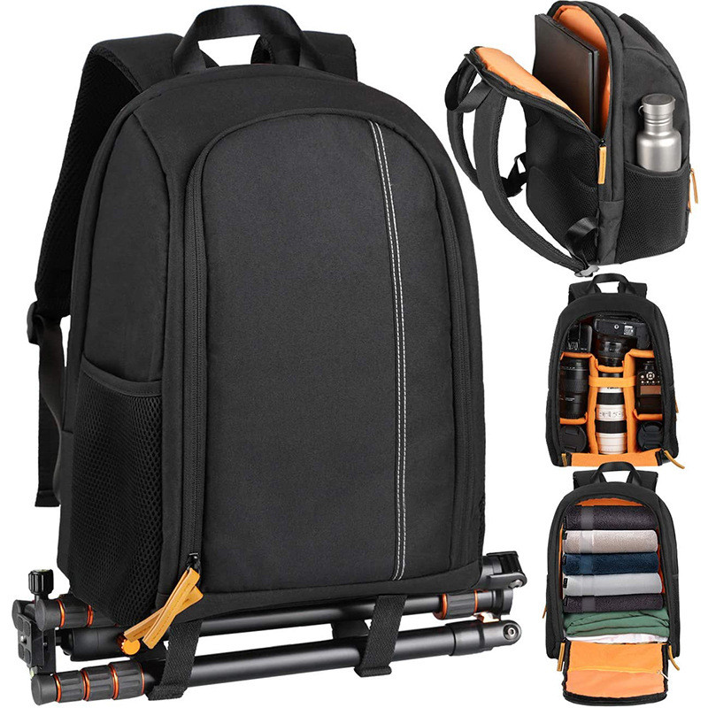 Outdoor Travel Big Capacity Photography Camera Backpack Waterproof Laptop Video Bags Tripod DSLR Bag for Canon Nikon Sony Pentax