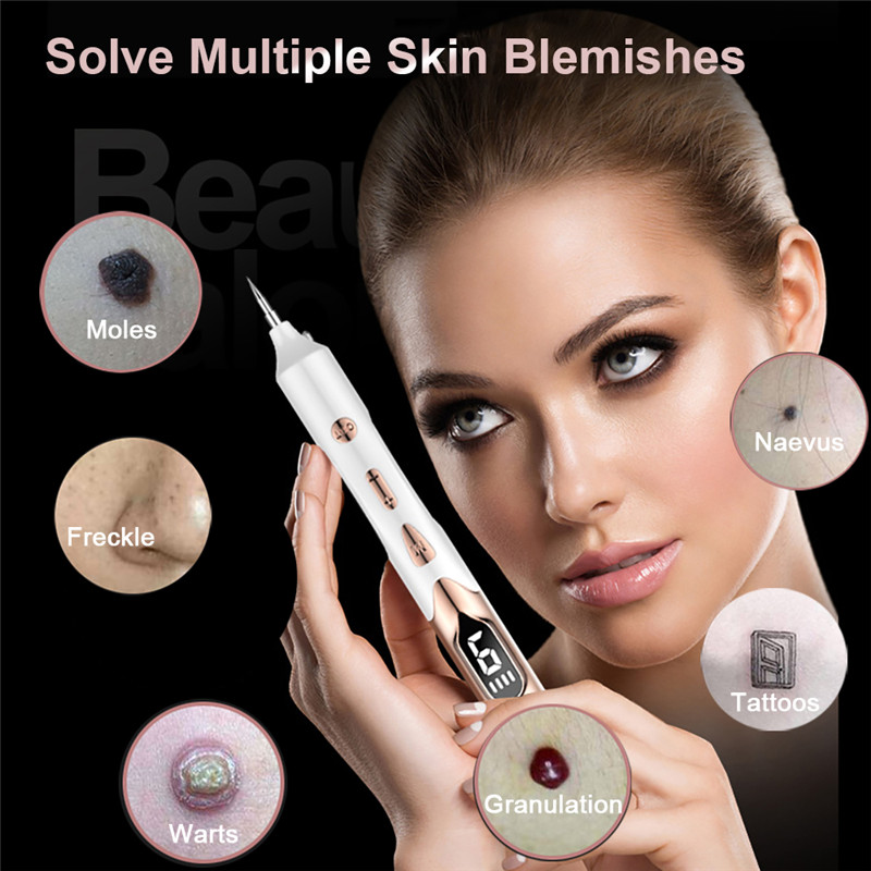 Laser Plasma Pen Mole Tattoo Freckle Wart Tag Removal Pen Dark Spot Remover For Face LCD Skin Care Tools Beauty Machine