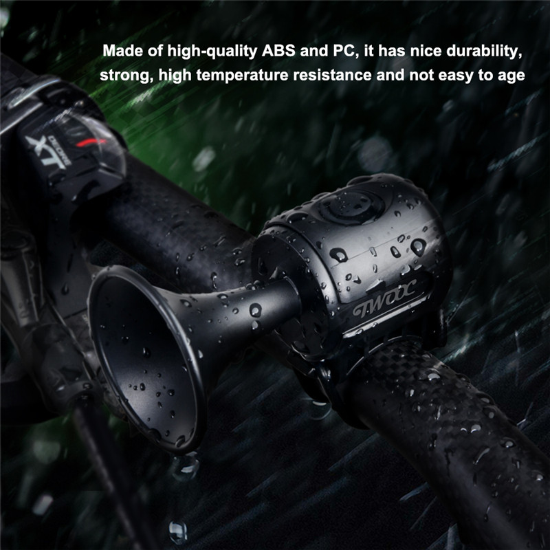 Bicycle Bell Ring Bike Electronic Loud Horn Safety Alarm Electric Waterproof Bicycle Warning Bell Bike Bicycle Accessories