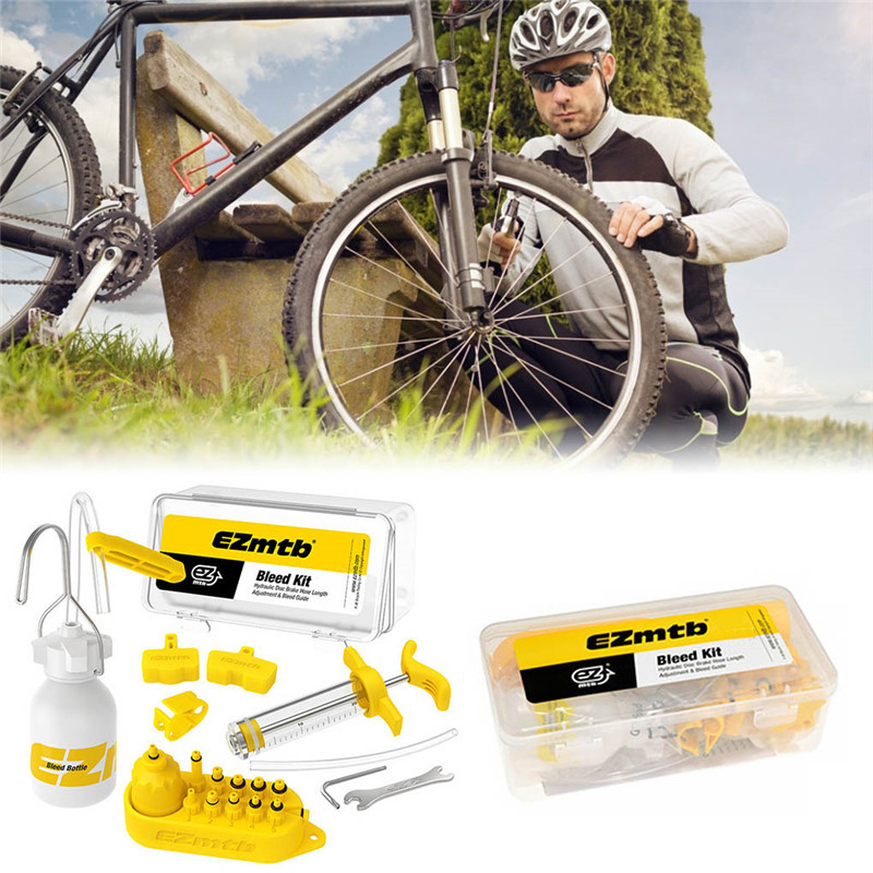 Bicycle Hydraulic Brake Bleed Tool Kit Express Edition Use Mineral Oil Disc Brake for Shimano Magura MTB Road Bike Brake System