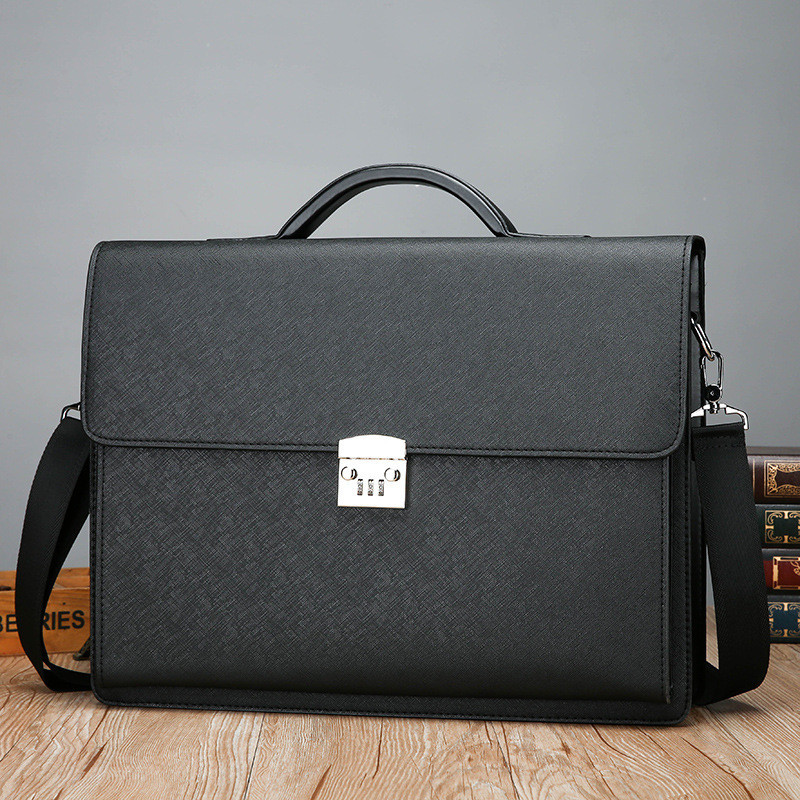 Luxury Leather Men's Crossbody Bag High Quality Business Briefcase Bag Shoulder Messenger Bags Office Handbag Laptop Tote Bag