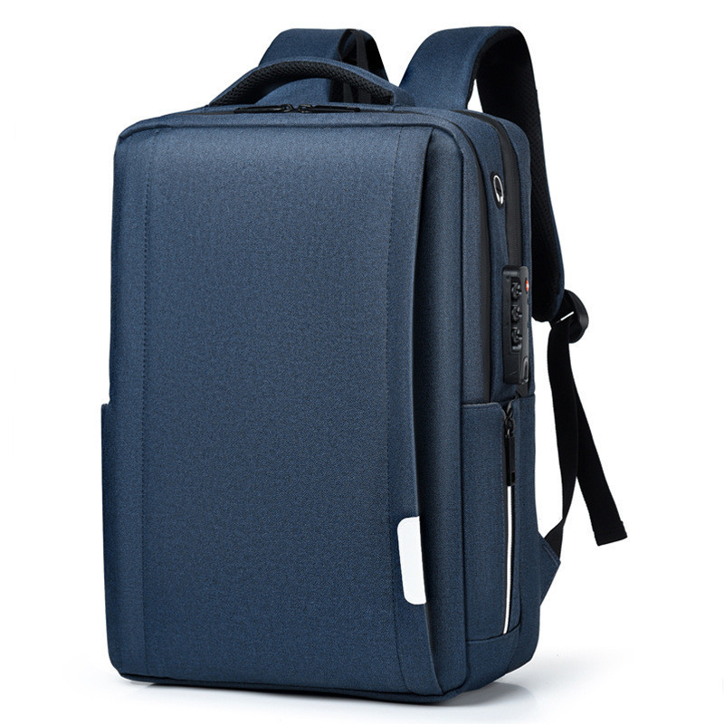 Fashion Men Office Laptop Bag USB Charging Shoulder Bags Waterproof Anti-theft Casual Backpack Travel Business Bag Rucksack