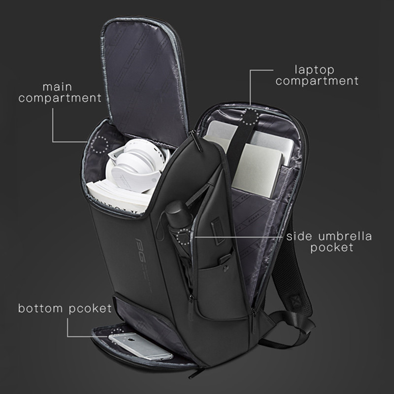 Luxury 15.6 inch Laptop Backpacks Multifunctional Waterproof Bag Large Capacity Daily Work Business Backpack Men Travel Rucksack