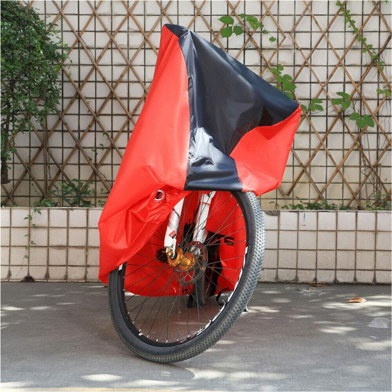 Motorcycle Cover Waterproof All Season Dustproof UV Protective Cover Outdoor Indoor Scooter Bicycle Motorbike Rain Cover Coat
