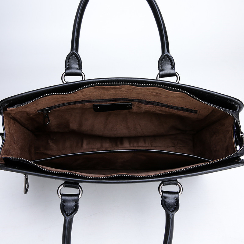Luxury Genuine Leather Men's Business Bag Casual Shoulder Bag Laptop Bag Large Capacity Briefcase Male Handbag Travel Bags