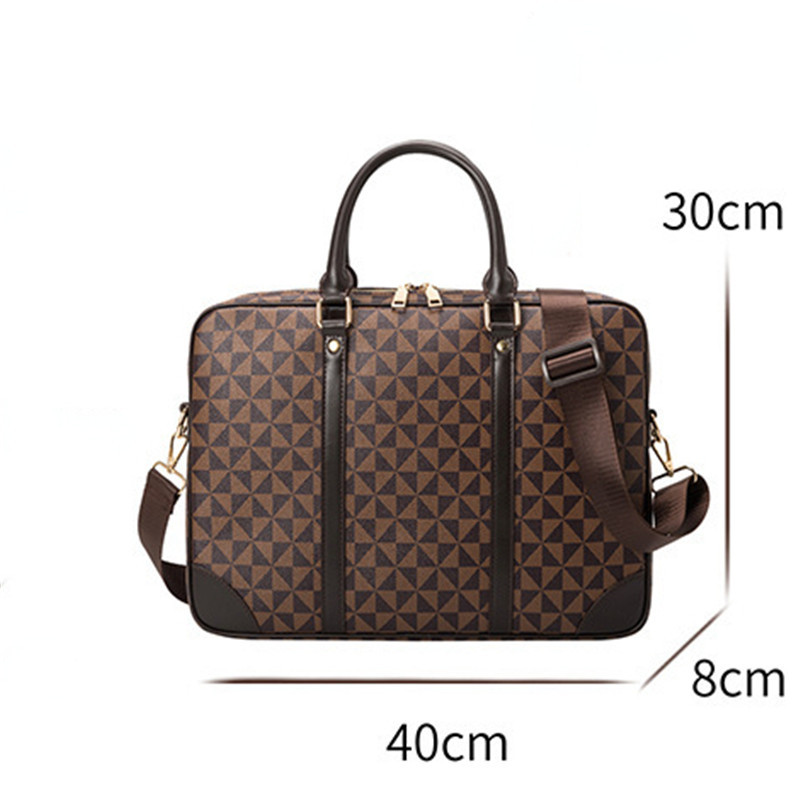 Men Business Briefcase Bag 16 Inch Women Leather Laptop Handbag Work Office Bag Tote Ladies Crossbody Bags Male Shoulder Handbag