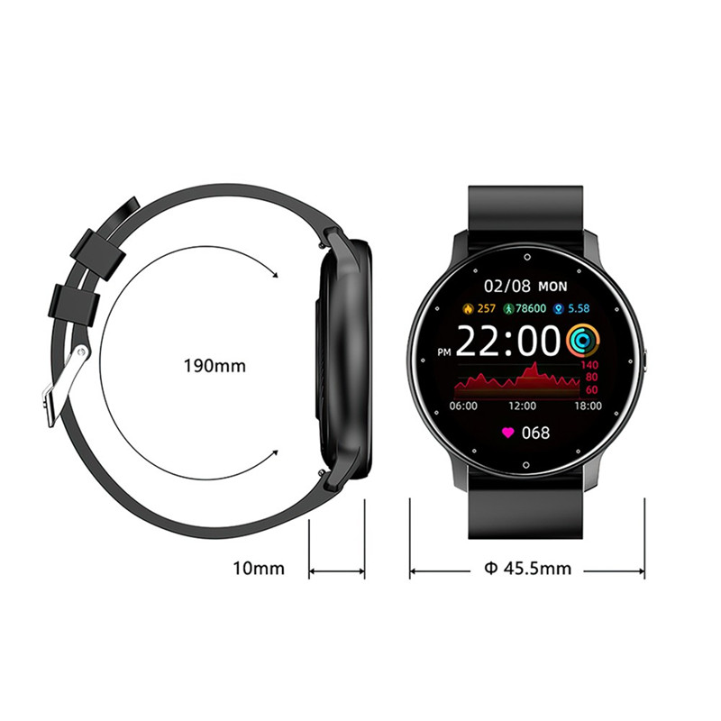 Smart Watch Men Women Full Touch Screen Sport Fitness Watch IP67 Waterproof Bluetooth Bracelet For Android IOS Smartwatch