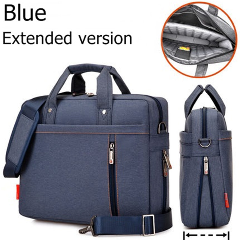 Luxury Shockproof Airbag Waterproof Business Laptop Handbag 13.3 14 15 17.3 inch Computer Bag Case Messenger Shoulder Bags