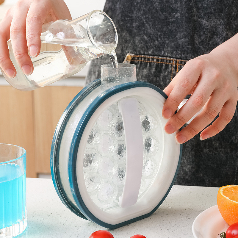 2 In 1 Silicone Ice Hockey Mold And Kettle Ice Shape Making Mould Box Ball Maker Bar Kitchen Accessories Utensils Home Gadgets
