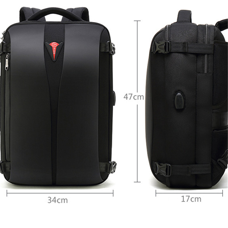 Anti Theft lock Men Backpack 15.6 inch Business Laptop Bag Waterproof USB Charging Daypack Male Travel Rucksack