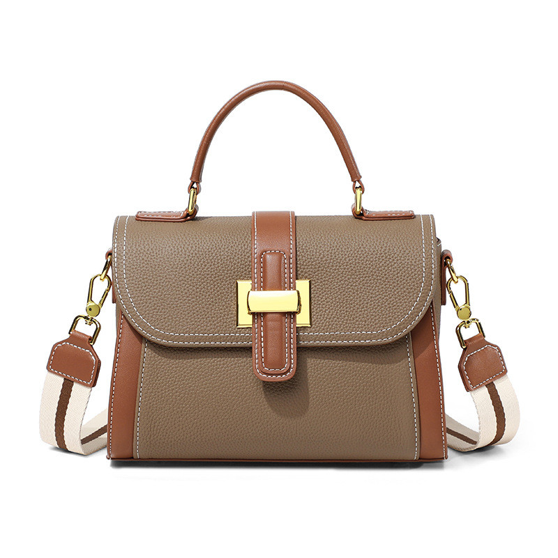 Genuine Leather Women Handbag Shoulder Crossbody Bag Shopping Fashion Office Tote Female Real Cowhide Top Handle Messenger Bags