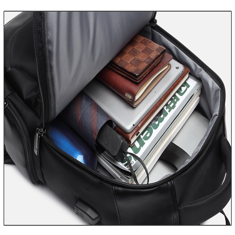 Men's Waterproof Backpack Casual Business Backpack Men Stylish Book Bag USB 15.6 Inch Laptop Bag Back Travel Rucksack Male Bags