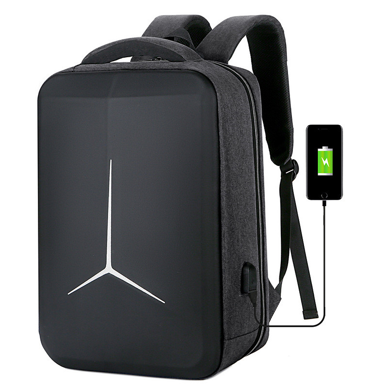Luxury Men Business Backpack Waterproof Anti Theft Laptop Bag Male USB Charging Rucksack Man Casual Travel Bagpack