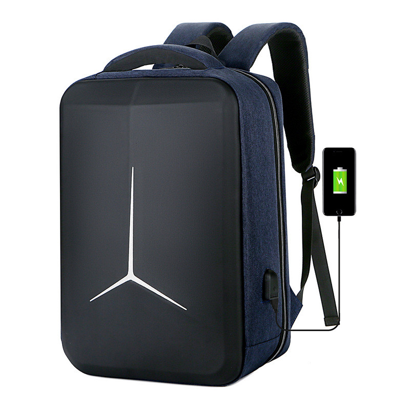 Luxury Men Business Backpack Waterproof Anti Theft Laptop Bag Male USB Charging Rucksack Man Casual Travel Bagpack