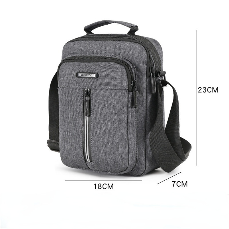 Men's Messenger Bag Crossbody Shoulder Bags Men Small Sling Pack For Business Waterproof Handbag Oxford Tote Satchel Purse